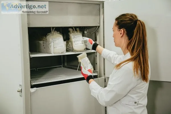 Plasma storage freezers in indiana
