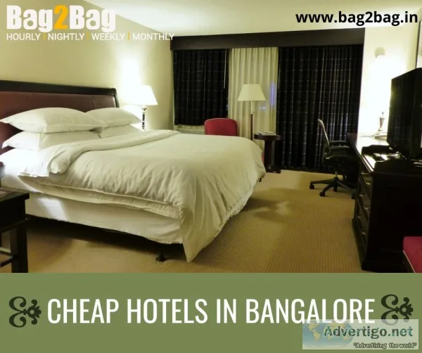Book Cheap Hotels In Bangalore  Bag2Bag Rooms