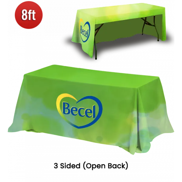 Trade Show Table Covers  Plain and Custom Printed Tablecloths fo