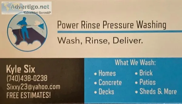 Pressure washingsoft washing