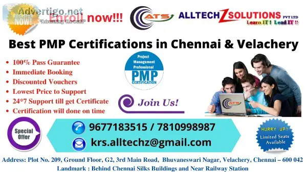 Best PMP Certifications in Chennai   PMP Exams in Velachery