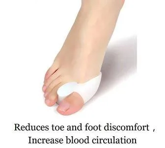 2PCS Silicone Gel Bunion Splint Big Toe Separator Straightener F