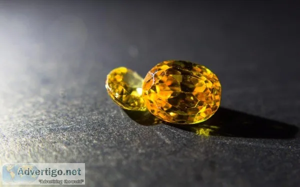 Certified Yellow Sapphire Stone