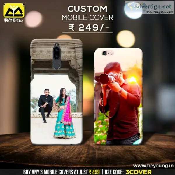 Make your own custom back cover in chennai with beyoung
