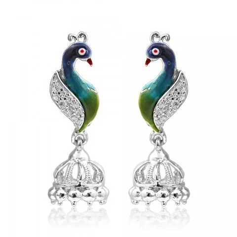 Shop elegant silver stud earrings for women online - Arnia