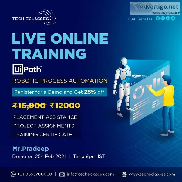 Ui RPA Path Live Online Training - Tech Eclasses