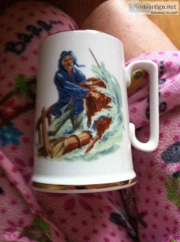 Norman Rockwell Porcelain Mug - Braving the Storm