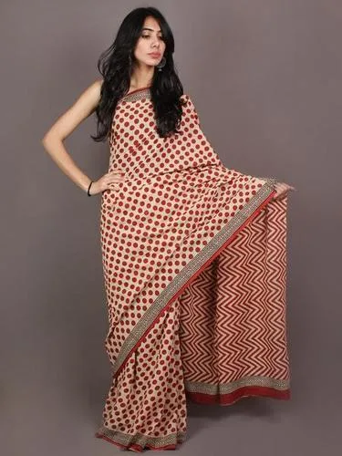Classy and pretty Bagru Print Sarees Manufacturer in India