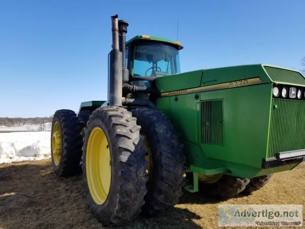 John Deere 8770 Tractor For Sale In Fergus Falls Minnesota 56537