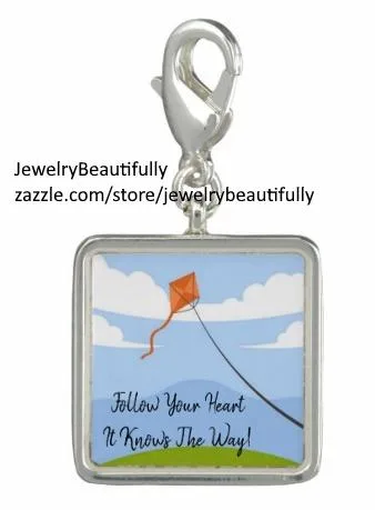 Follow Your Heart Bracelet Charm