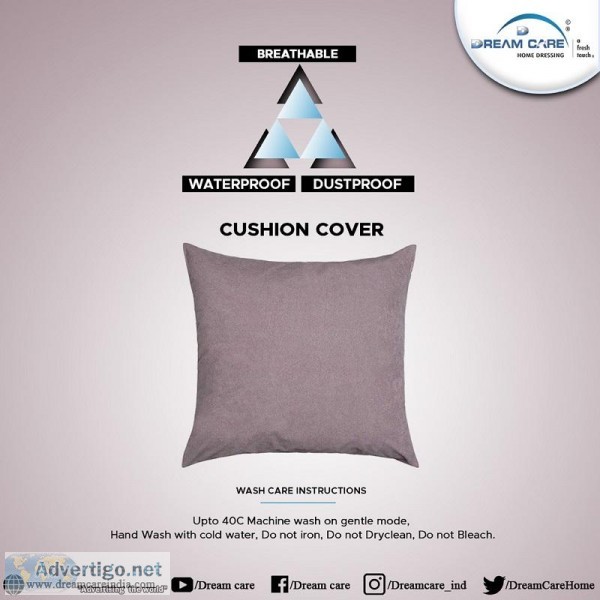 Avail complete comfort with Cushion Covers by Dream Care