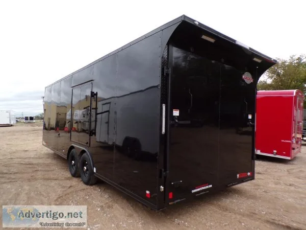 2021 enclosed cargo tralier with electrical package and race fea