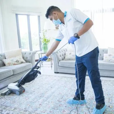 Professional fabric couch set cleaning Melbourne