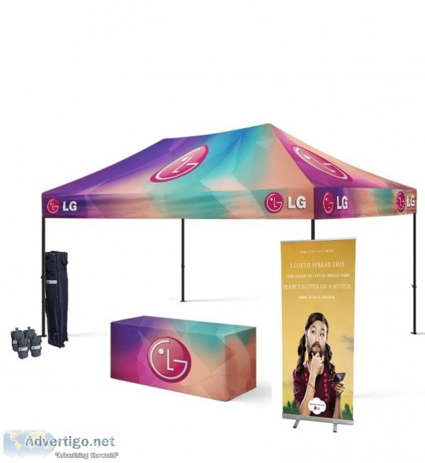 Custom Printed Pop Up Tents  Starline Tents