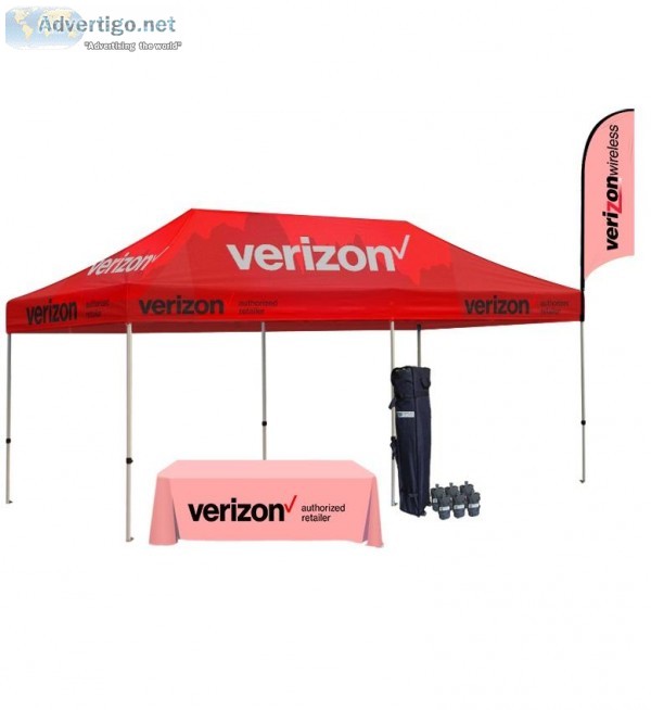 10x20 Custom Printed Canopy Tent With Roof and Walls    Canada