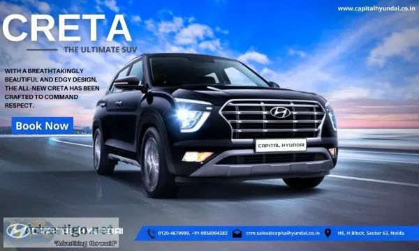 Hyundai creta on road price in noida