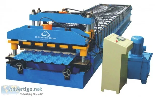 Roll forming machine, roofing sheet making machine