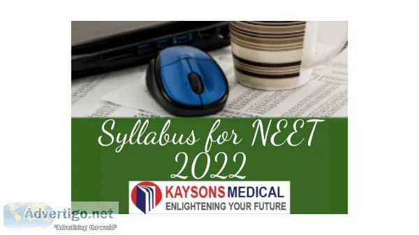 Syllabus for NEET 2022
