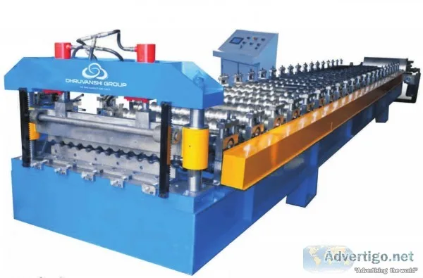 Roll forming machine, roofing sheet making machine