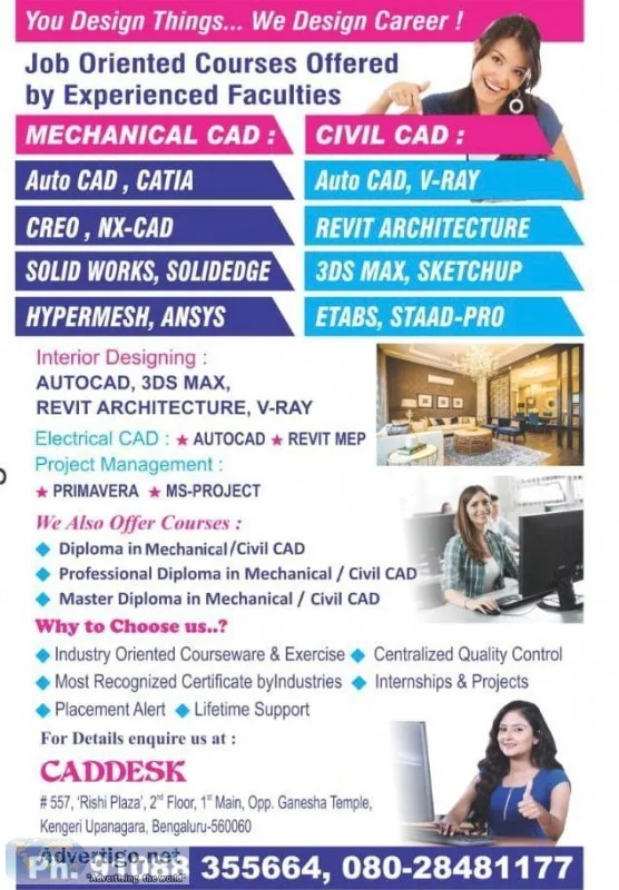 CAD DESK Kengeri &ndash Offers training on M S PROJECT