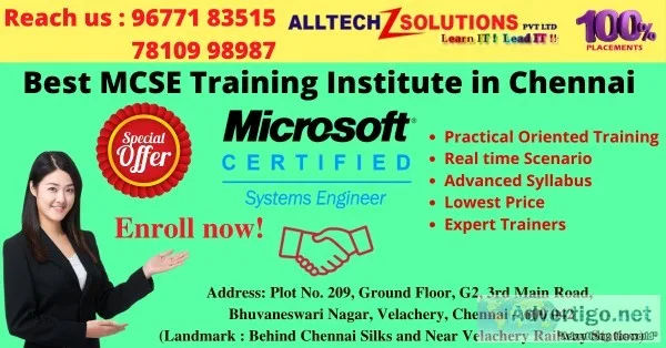 MCSE Training with placement in Chennai at ATS