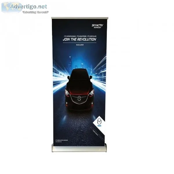 Bold and unique Trade Show Banner Retractable banners