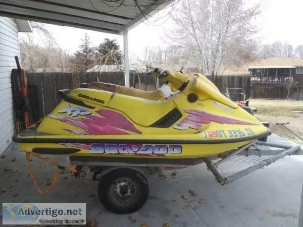 1995 and 1996 Sea Doo XPs with trailer
