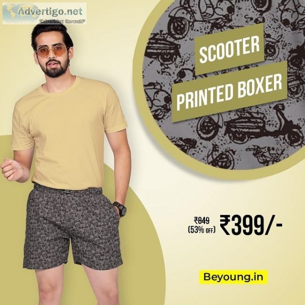 Shop best collection of mens boxer online at beyoung