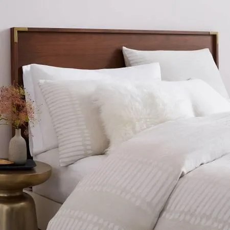 West Elm Walnut Headboard- King