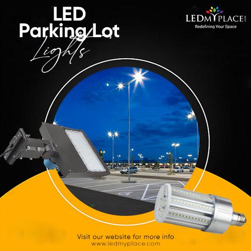LED Parking Lot Lights For Hotel Pathways and Outdoor Areas