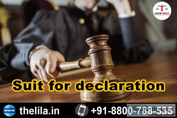 Suit for declaration - Lead India law associates