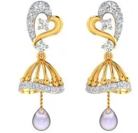 Gold Studs Earrings Design