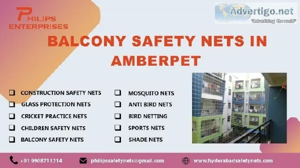 Balcony Safety Nets in Amberpet