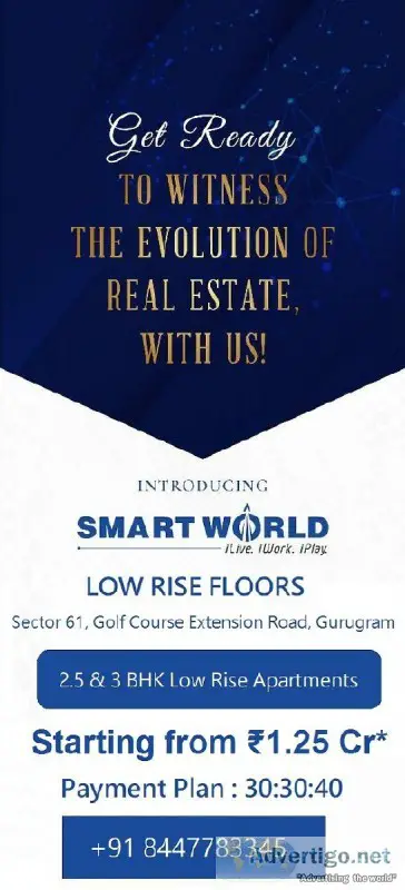Smart World Low Rise Floors - The Perfect Place To Staye Fit - A