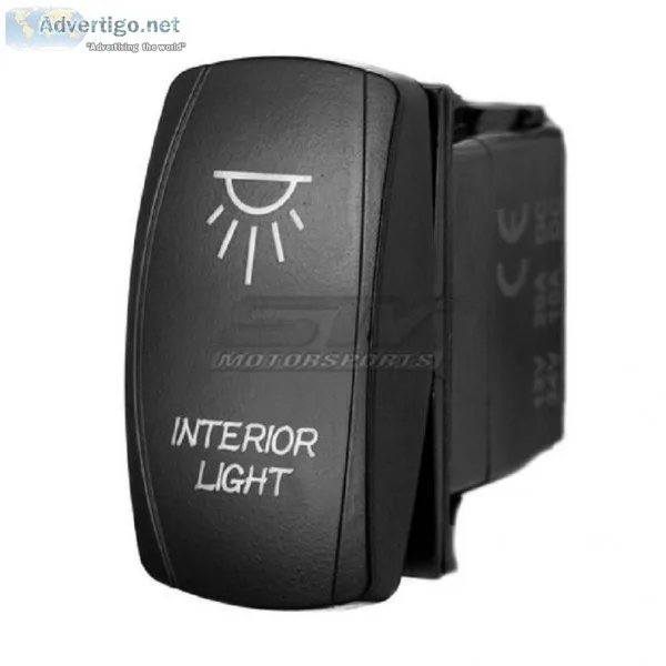 INTERIOR LIGHT LASER ROCKER SWITCH  STV Motorsports