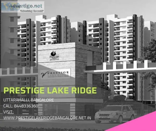 Prestige Lake Ridge Bangalore  Uttarahalli  Book now