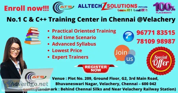 Excellent C  and C Training Institute in Chennai - AllTechZ Solu