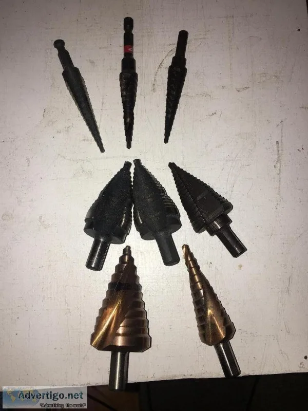 Stepped drill bits