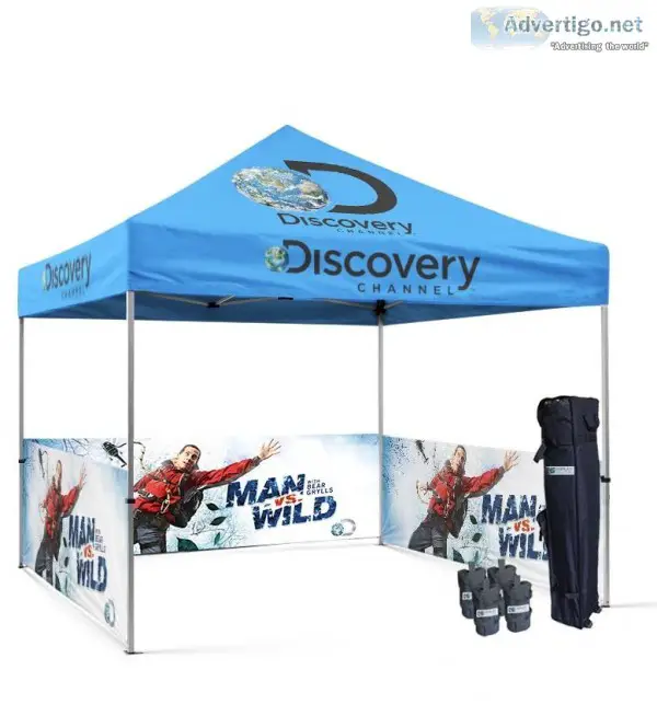 Buy Now  Custom  10x10 Tent With Full Graphics Design  Canada