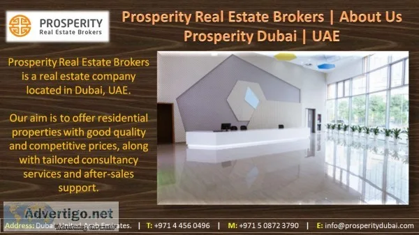 Prosperity - top real estate brokers in dubai, uae