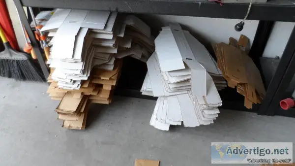 Cardboard parts bins