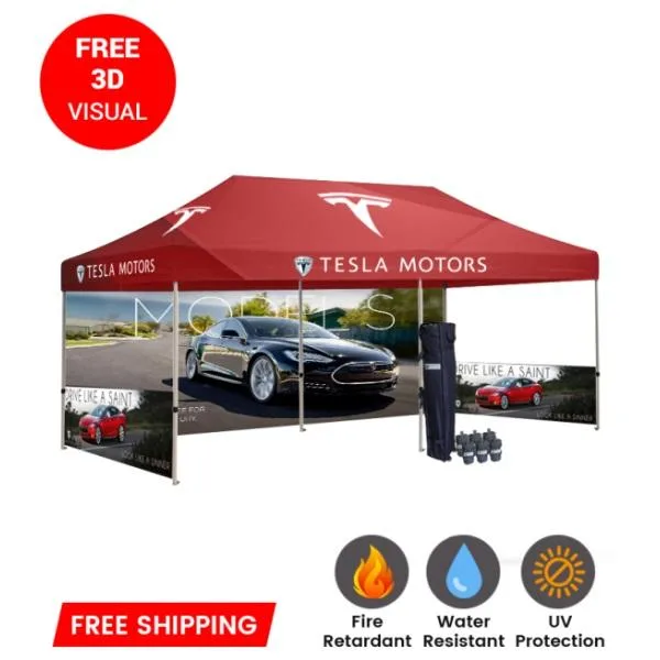 Instant pop up canopy 10x20 For Branding at Starline Tents.
