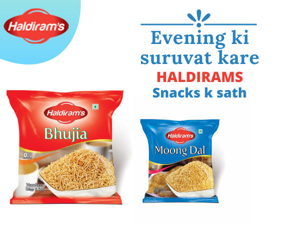 Order haldirams evening snacks with online delivery