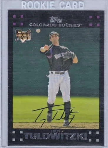 Troy Tulowitzki 2007 Topps RC Mint Condition 135