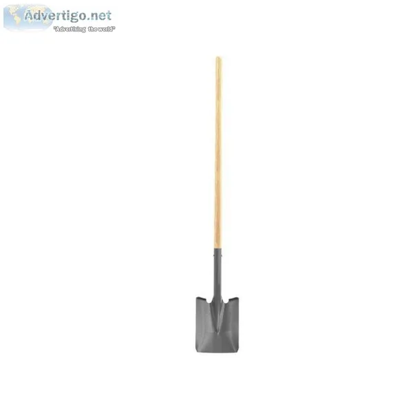 ASPHALT SQUARE POINT ECONO SHOVEL- 48&Prime WOOD HANDLE