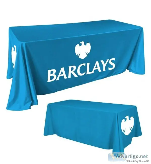 Custom tablecloths  Trade Show Table Covers For Events  USA