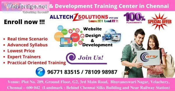 Best Web Designing and Development Training in Chennai