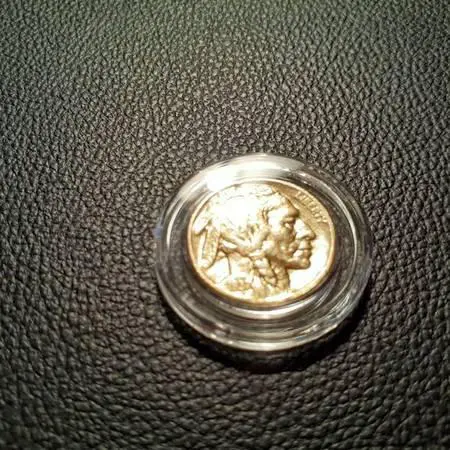 24k Gold Plated Buffalo Nickel