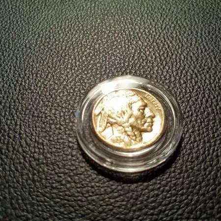 24k Gold Plated Buffalo Nickel