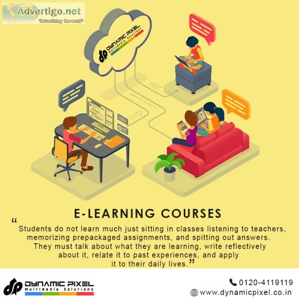 E-Learning courses to improvise education